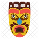 Aztec Mask African Culture Tribal Mask Icon