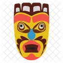 Aztekische maske  Symbol