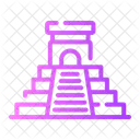 Aztekenpyramide Azteken Kulturen Symbol