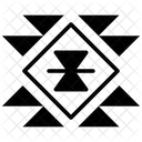 Azteken Stammessymbol Stammes Tattoo Symbol