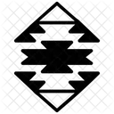 Azteken Stammessymbol Stammes Tattoo Symbol