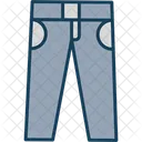 Azul Panos Doblada Icono
