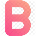 B Letter Alphabet Icône