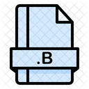 B File File Extension Icon
