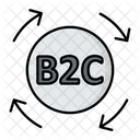 B 2 C Business Customer Icon