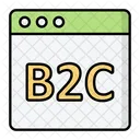 B 2 C Website Web Icon