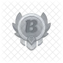 B Badge  Icon