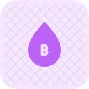 Blutgruppe B  Symbol