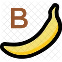 Alphabet B Banana Icon