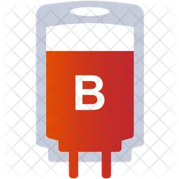 B Group Blood  Icon