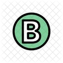 B Letter Education Icon