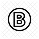 B Letter Alphabet Icon