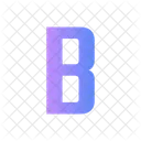 B Letter Alphabet Icon