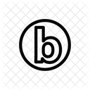 B Letter Alphabet Icon