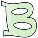 B Message English Letter Icon