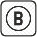 Letter Virtual B Icon