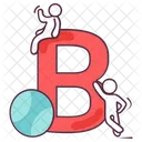 B Letter  Icon