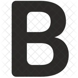 B Letter  Icon