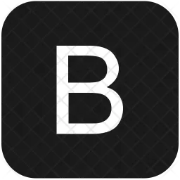 B letter  Icon