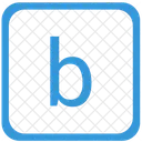 B Letter Lower Icon