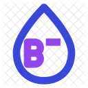 B negatives Blut  Symbol