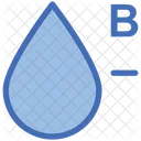 B negative Blutgruppe  Symbol