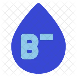 B Negative Blood  Icon