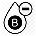 B Negative Blood Type Icon