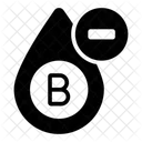 B Negative Blood Type Icon