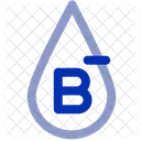 B Negative Blood Type Icon