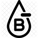 B Negative Blood Type Icon