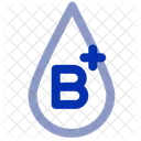 B Positif Groupe Sanguin Icône