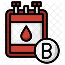 B positives Blut  Symbol