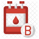 B positives Blut  Symbol