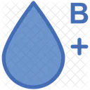 B positive Blutgruppe  Symbol