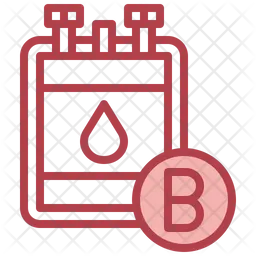 B Positive Blood  Icon