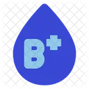 B Positive Blood Blood Type Donor Icon