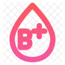 B positive blood  Icon