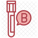 B Type Blood Blood Tube Test Tube Icon