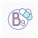 B 9 Acid Vitamin アイコン