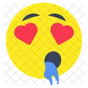 Emoji Babando Emoticon Smiley Ícone