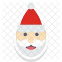 Faccia Di Babbo Natale Babbo Natale Natale Icon