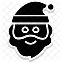 Faccia Di Babbo Natale Babbo Natale Natale Icon