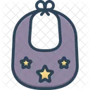 Babero Para Bebe Recogedor De Babas Recogedor De Escupitajos Icono