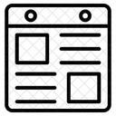 Tableau Daffichage Icône