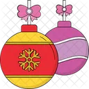 Boule Decoration De Noel Icône
