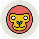 Baboon Face Macaque Icon