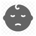 Baby Sad Face Icon
