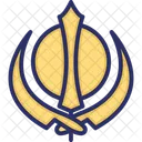 Khanda Sikhismus Sikhi Symbol