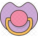 Baby Pacifier Rubber Icon